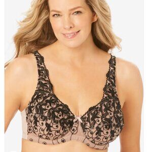 Amoureuse Embroidered Underwire 38C Bra
